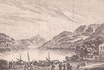 Lugano da Capolago e Monte San Salvatore 1789