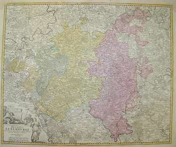 Ducato di Lussemburgo 1750 ca.