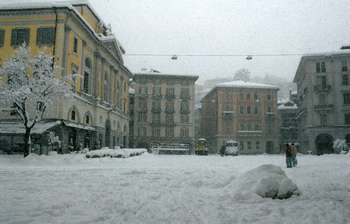 Nevicata a Lugano