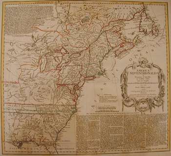 America Settentrionale 1756