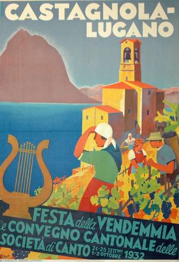 Castagnola-Lugano Festa della vendemmia 1932