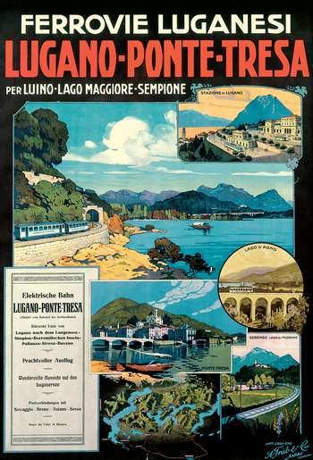 Ferrovia Lugano - Ponte Tresa 1912