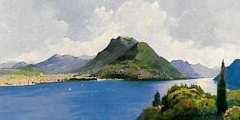 Lago di Lugano da Paradiso