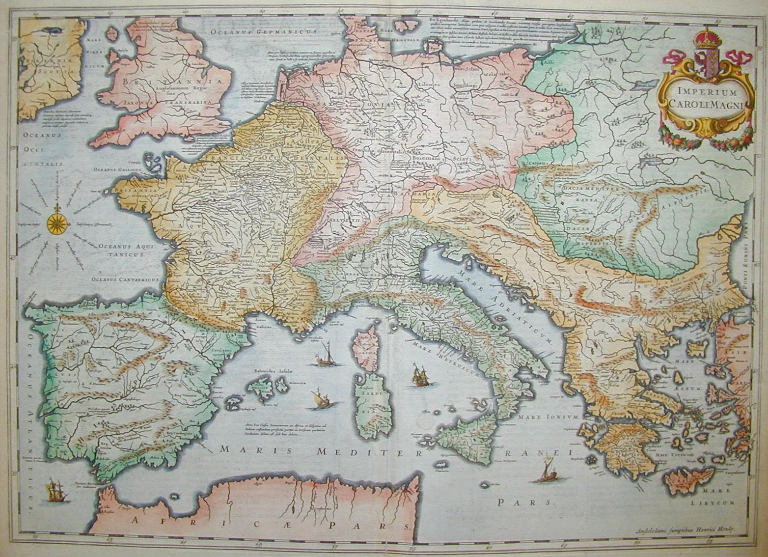 Impero di Carlo Magno 1612 ca.