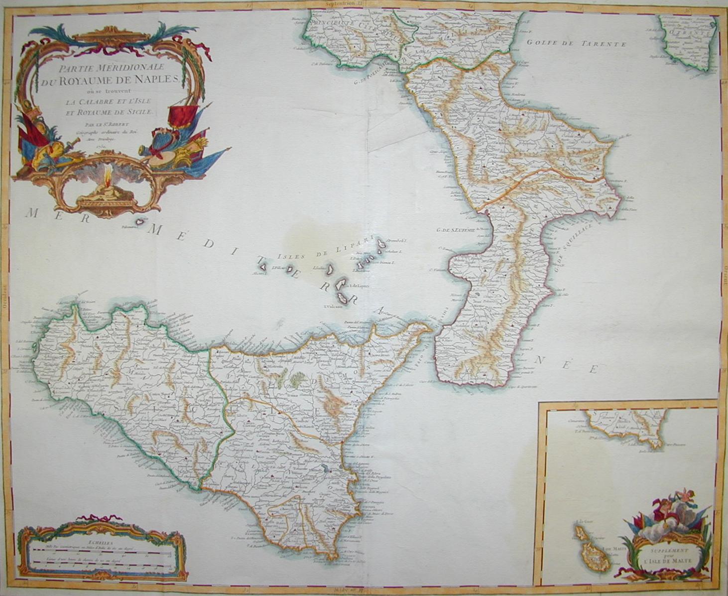 Regno di Napoli 1750