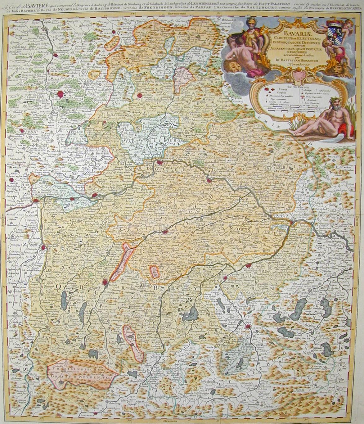 La Baviera (Germania) 1750 ca.