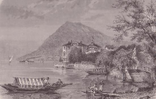 Lago di Lugano dalla riva verso ponente 1876
