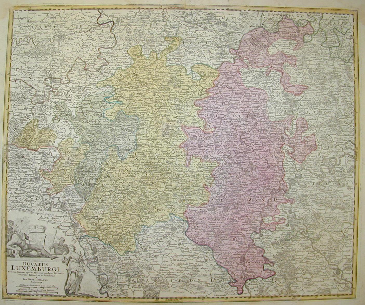 Ducato di Lussemburgo 1750 ca.