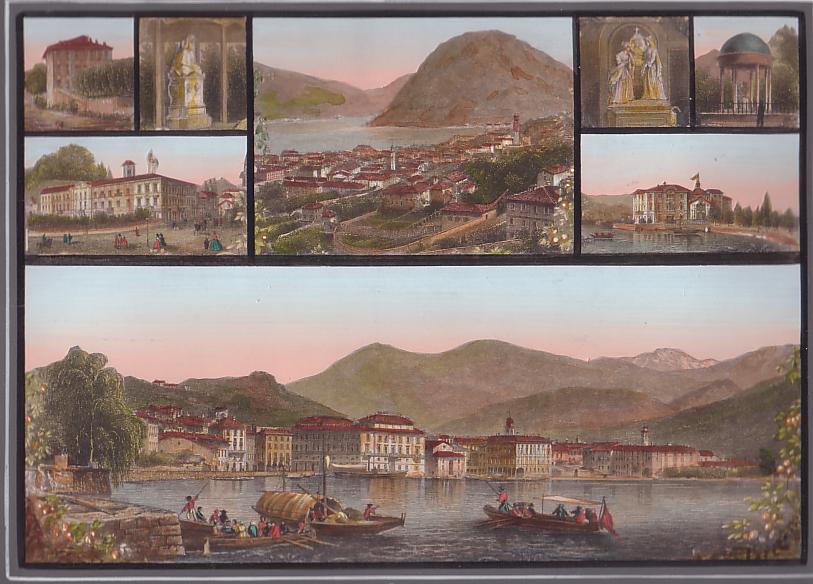 Souvenir di Lugano riportante una serie di vedute 1867