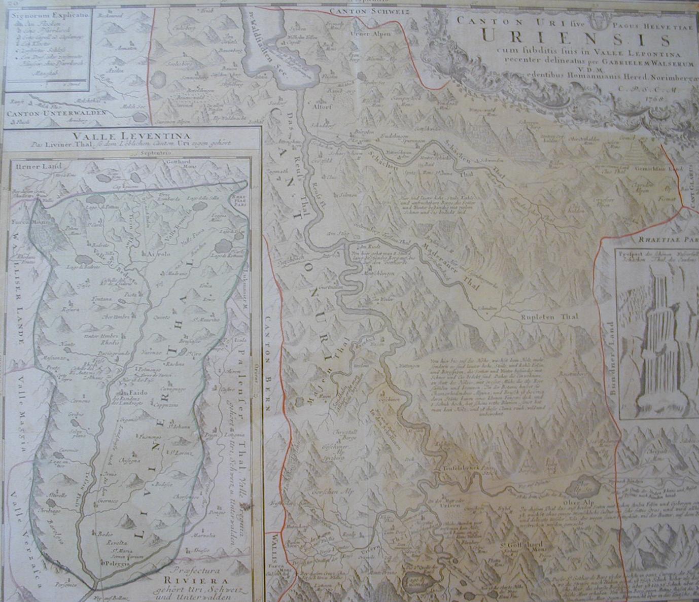 Canton Uri e Leventina 1768