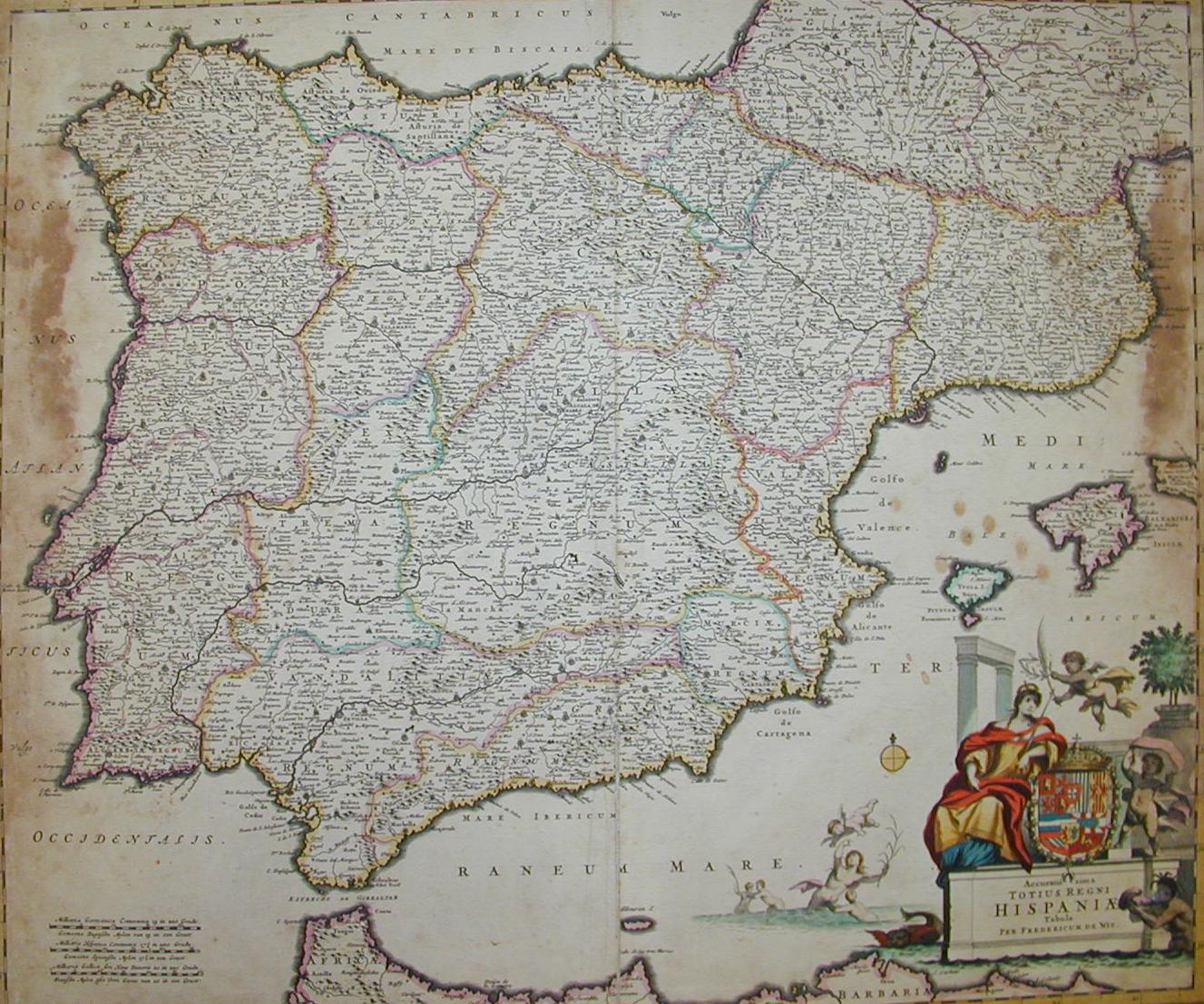 Spagna e Portogalllo 1670