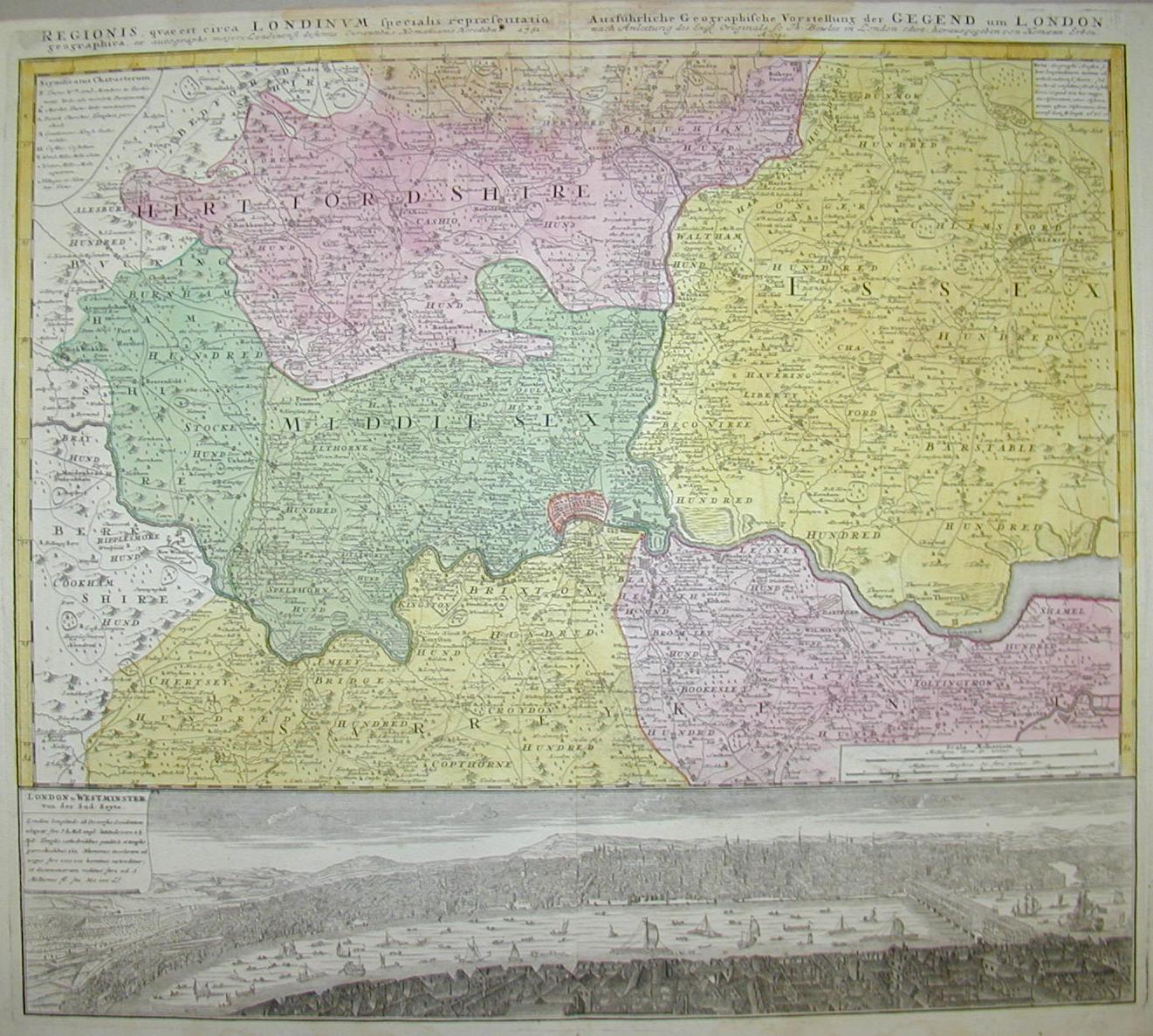 Regione di Londra 1741