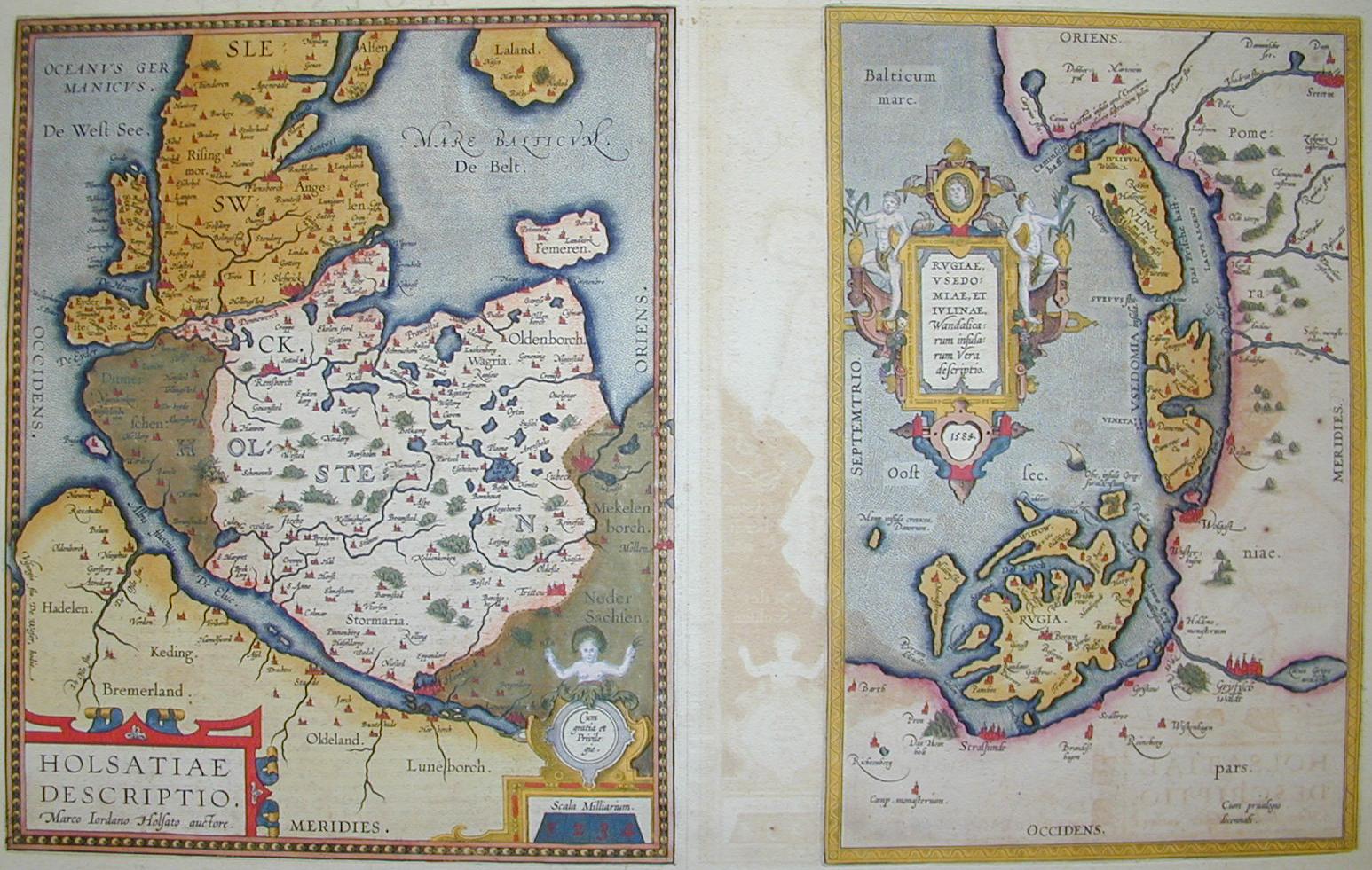 Jütland Meridionale e Porto di Amburgo 1584