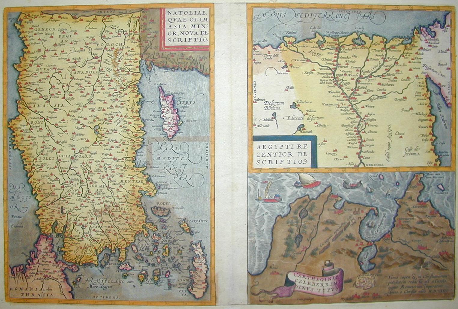 Turchia, Egitto e Tunisia 1550