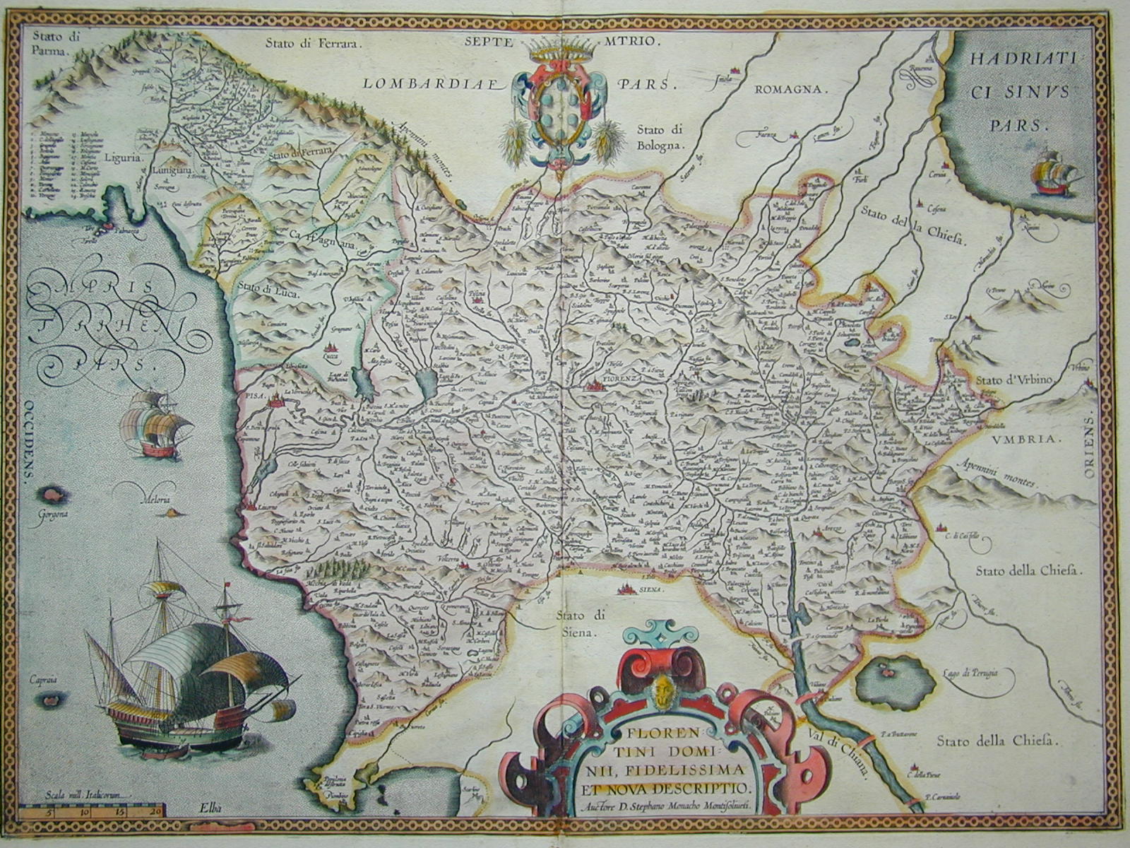Dominio di Firenze, Toscana 1595