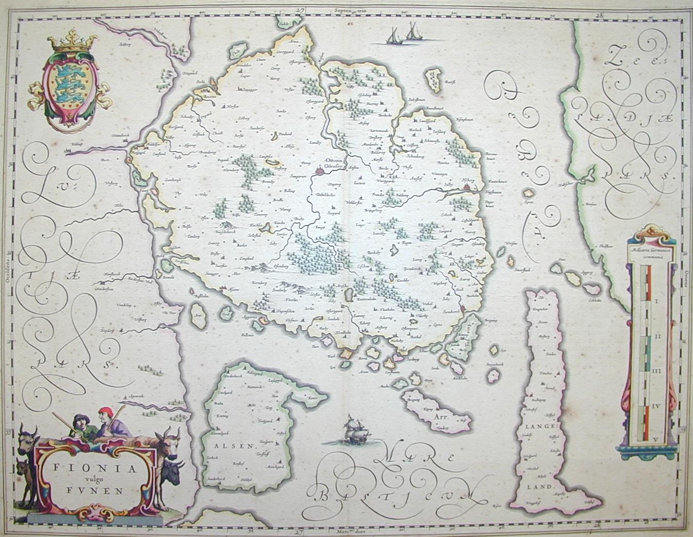 Fionia (Isole dell'arcipelago danese) 1610 ca.