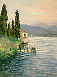 Scorcio dal lago di Lugano
